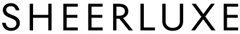 Sheerluxe bold black text logo related to supplements health